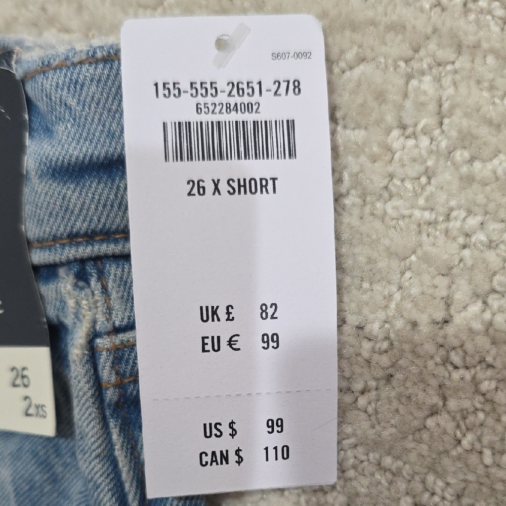 Abercrombie & Fitch Blue Straight Leg Jeans - Picture 2 of 5